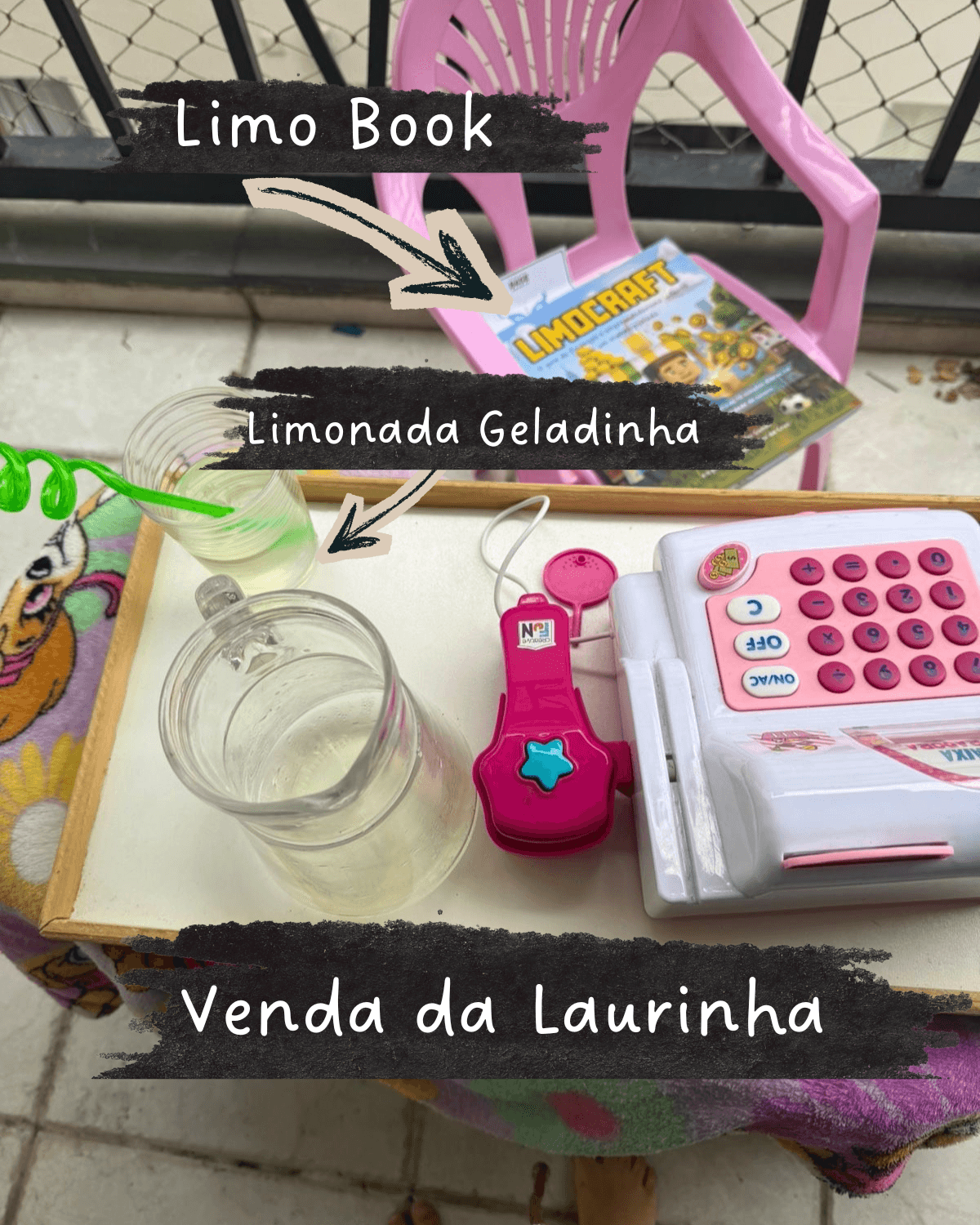 Prova social — família lendo o Limocraft